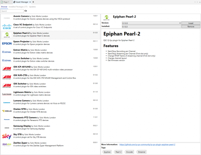 Citizen Spotlight Design and Plugin Development QSYS