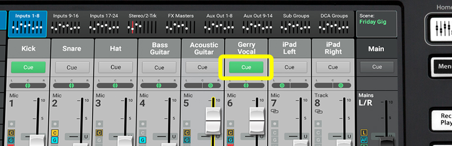 Some Clues About Cue - TouchMix Tips - Live Sound