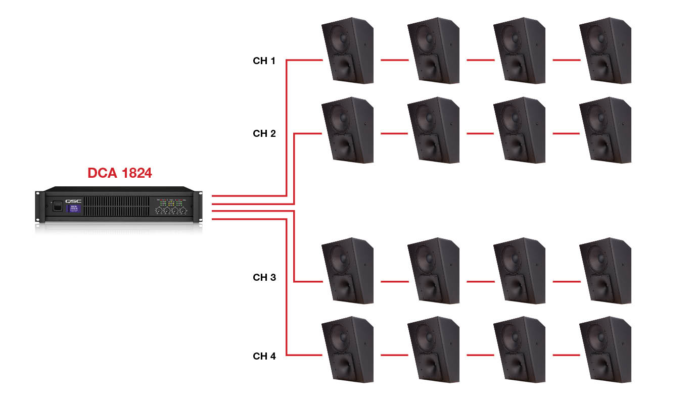 Qsc theater sale speakers