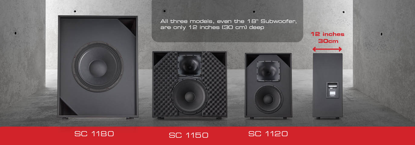 QSC CSM12 12 inch 2 Way Stage Monitor Loudspeaker System