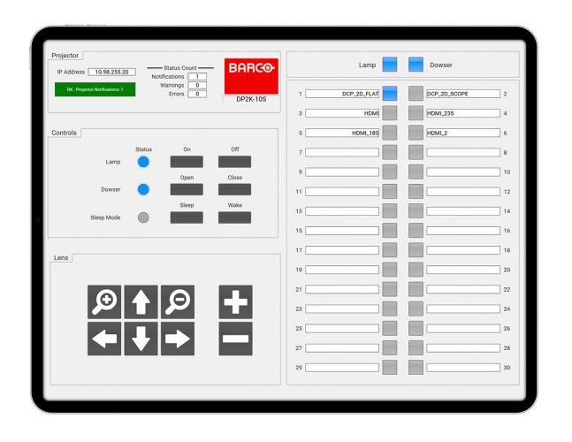Control Your Barco Cinema Projector with QSYS QSC Cinema Blog